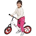 Bixe Balance Bike - 30.5 cm (12") Training Bikes for Kids and Toddlers - 1.8kg (4lbs) Kids' Balance Bike - Children Ages 3, 4, 5 - No Pedal Push Bicycle for Boys or Girls - Red