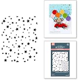 Spellbinders BP-262 Falling Stars BetterPress Plate from The Little Smiles Collection