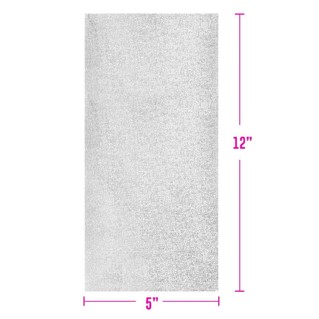 Colortrak Embossed Hair Coloring Foil Sheets, Professional, Convenient 5 x 16 inch Extra Long Pre-cut Sheets, Easy to Grab During Processing, Silver, No Separating Tissues Need, 200 Sheets Per Box