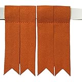 Tartanista Mens Saffron Tartan Pointed Kilt Flashes