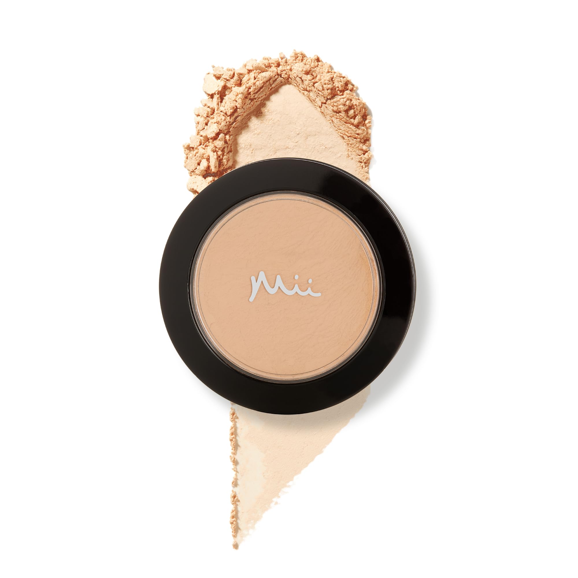 Mii Cosmetics Midi Irresistible Face Base | 100% Pure Mineral Foundation | Award-Winning Face Powder Foundation | Vegan Formula, SPF 30 | Buildable Coverage | Flawless Finish | Precious 01 | 2.5g