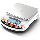 Lab Scale 5000g x 0.01g Digital Gram Scale Precision Balance | Scientific Analytical Balance with 13 Units, %, Tare, Counting, Linear Calibration, for Laboratory, Jewelry, Soap Making