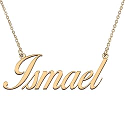HUAN XUN Customized Custom Simple Any Name Necklace