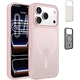 Belkin for iPhone 17 Pro Case, Grip, MagSafe Compatible w/Anti-Scratch & Anti-Yellowing Coating, Touch Sensitive Camera Control - Military Grade, Anti-Slip, Magnetic, Shockproof, Protective