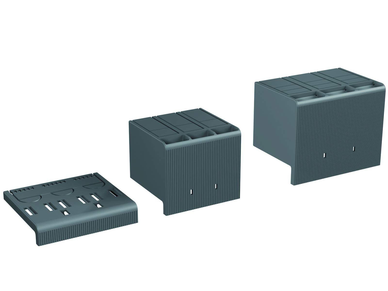 ABB Low Terminal Covers for Tmax XT, 4 Pole, 2pcs, XT2 (ABB1SDA066659R1)