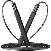 Jump Rope, Tangle-Free Rapid Speed Jumping Rope Cable with Ball Bearings for Women, Men, and Kids, Adjustable Steel Jump Rope Workout with Aluminum Alloy Handles for Fitness, Home Exercise Slim Body