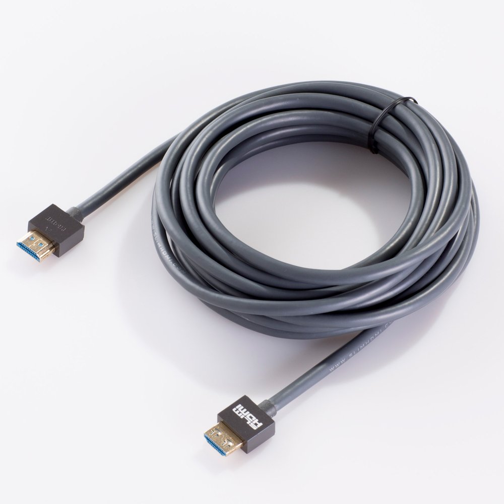 SlimHDMI 5m Pro Series Locking Cable (Gold Plated, 1080p, 4K, UHD, 3D, High Speed, ARC)