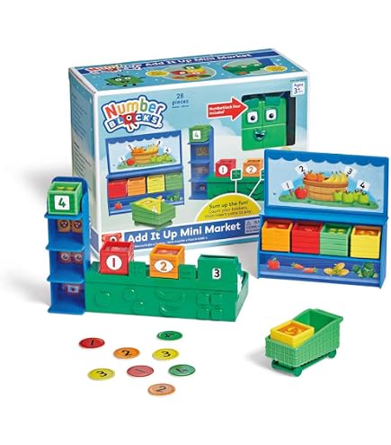 Learning Resources Numberblocks Treize Et Quatorze – Figurines Éducatives 22,5 Cm – Cadeau Enfant 3-5 Ans – Netflix