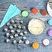 Russian Piping Tips - Cake Decorating Supplies - 34pcs Baking Supplies Set | 20 Stainless Steel Large Size Icing Nozzles + 11 Pastry Bags + 2 Couplers + 1 Cleaning Brush
