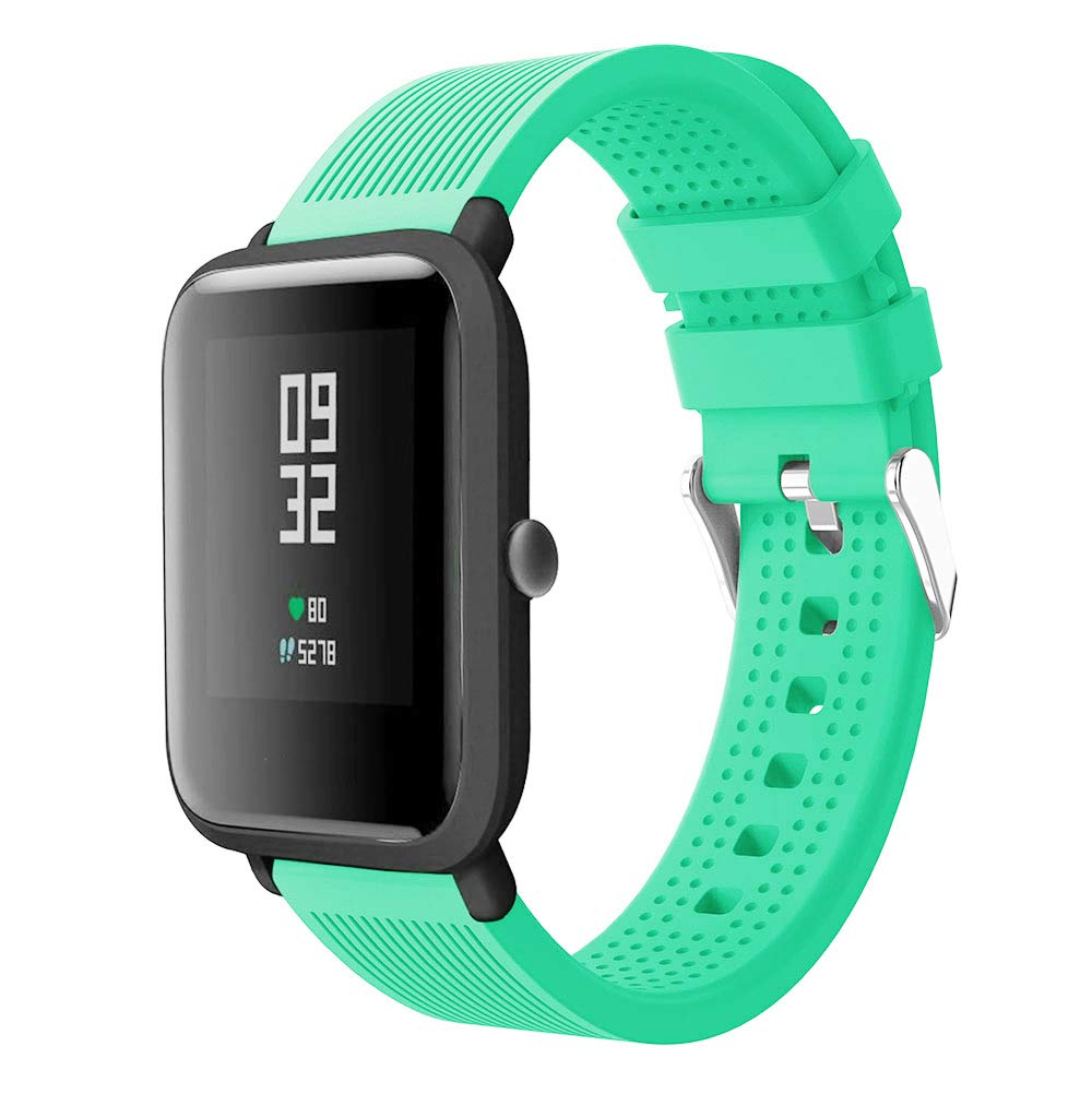 Angersi band for AMAZFIT Bip Younth bands,20mm Quick Release Soft Silicone Sport Strap Replacement Bands Compatible with AMAZFIT Bip Younth/Bip Youth Edition/GTS