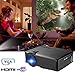 1500 Lumens Video Projector 1080P HD, Weton LCD Mini Movie Projector Portable Multimedia Home Theater Projector for iphone/Andriod Smartphones Support HDMI AV VGA USB SD for Home Cinema TV Laptop
