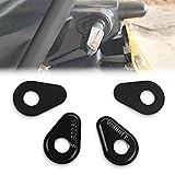 LQMY Accessories 4 Pcs Black Motorcycle Turn Signal