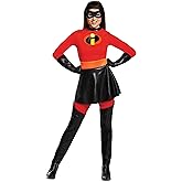 Disguise Women's Mrs. Incredible Skirted Deluxe Adult Costume