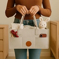 PRIMERA COLLECTIONS - Felt Diaper Caddy Organizer