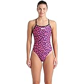 Arena Womens Arena Performance Women's Leopard Skin Limited Edition Challenge Back Swimsuit