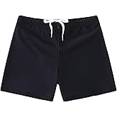MTXXTZ Little Boys Swim Trunks Elastic Bathing Suit Summer Beach UPF50+ Swimsuit Bottom Quick Dry Shorts for Toddler Kids 2XL 5-6Y