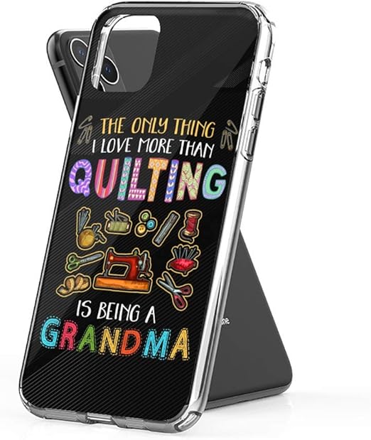 Case Phone Quilting Sewing Quilt Grandma for Quilter (6.1