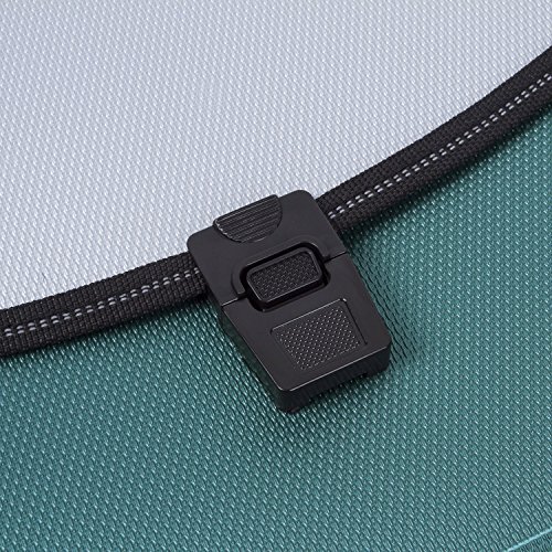 Expandable Portable Hand-Held Accordion File Document Folder File Organizer A4 and Letter Size 13 Pockets Green