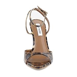 Steve Madden Women's Beki Heeled Sandal, Leopard