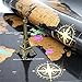 Travel Scratchable World Map Size 50 x 72cm Added Bonus Traveller's Adventure maps Easy to Scratch Best Personalised Gift