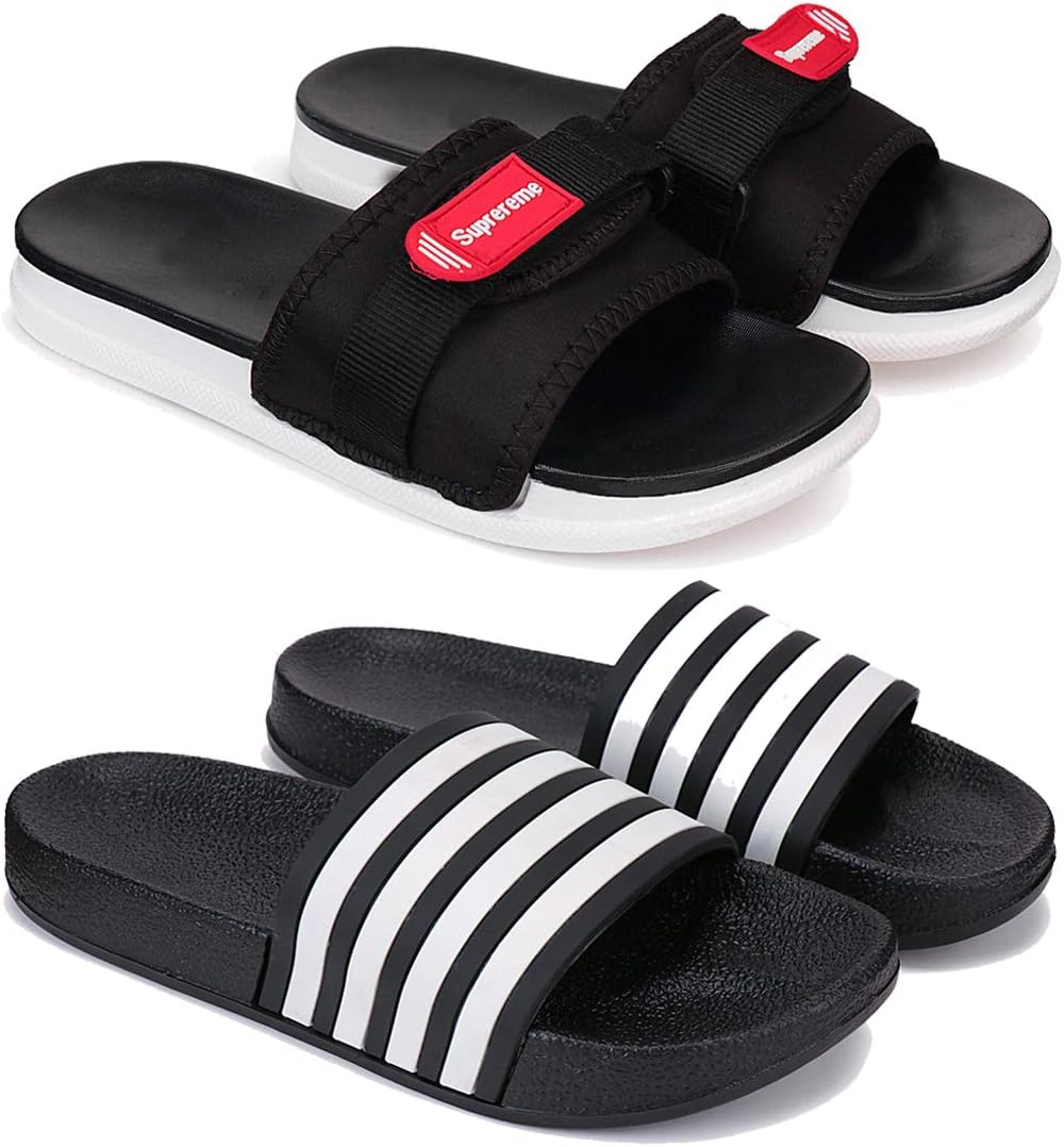 Zenwear Combo Pack of 2 Flip-Flops & Slippers for Men for Men