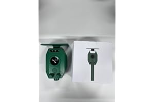 Radar Animal Repellent Outdoor, Ultrasonic Squirrel Cat Deterrent, Solar Power Deer Rabbit Repeller