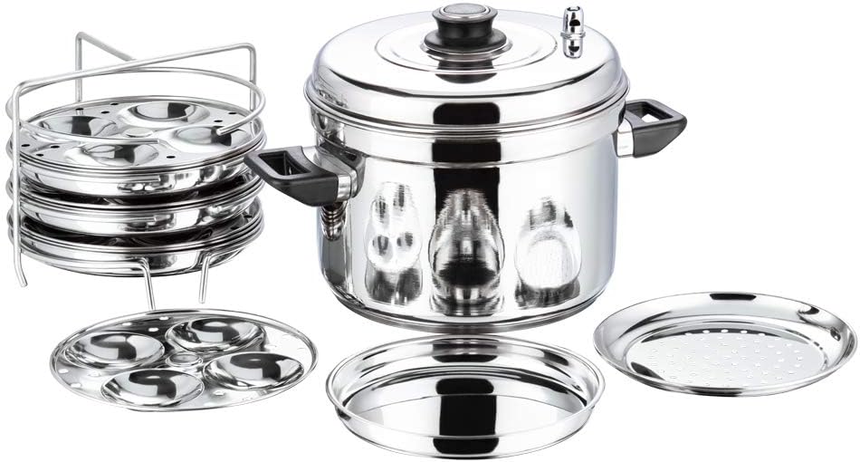 Vinod Stainless Steel Multi Cooker (Idli and Dhokla)- 3-Rack