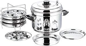 Vinod Stainless Steel Multi Cooker (Idli and Dhokla)- 3-Rack