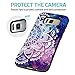 Galaxy S8 Plus Case, ZUSLAB Pattern Design, Shockproof Armor Bumper, Heavy Duty Protective Cover for Samsung Galaxy S8 Plus (Nebula Mandala)