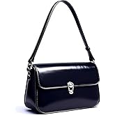 Small Leather Crossbody Shoulder Bag: Red Evening Purse Handbag Suitable for Evening Parties, Shopping and Daily Outings