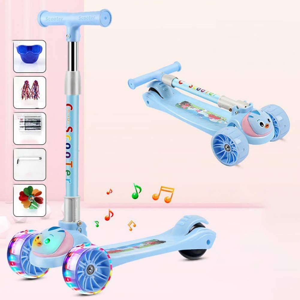 AURALLL Toddler Scooter Scooter for Kids Kids Three Wheel Kick