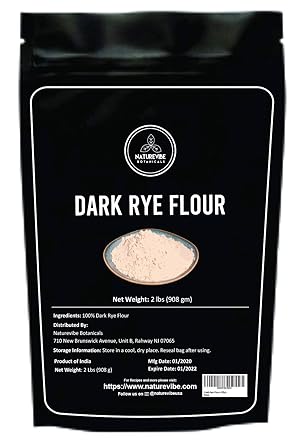 Amazon Com Naturevibe Botanicals Dark Rye Flour 2lbs Non Gmo