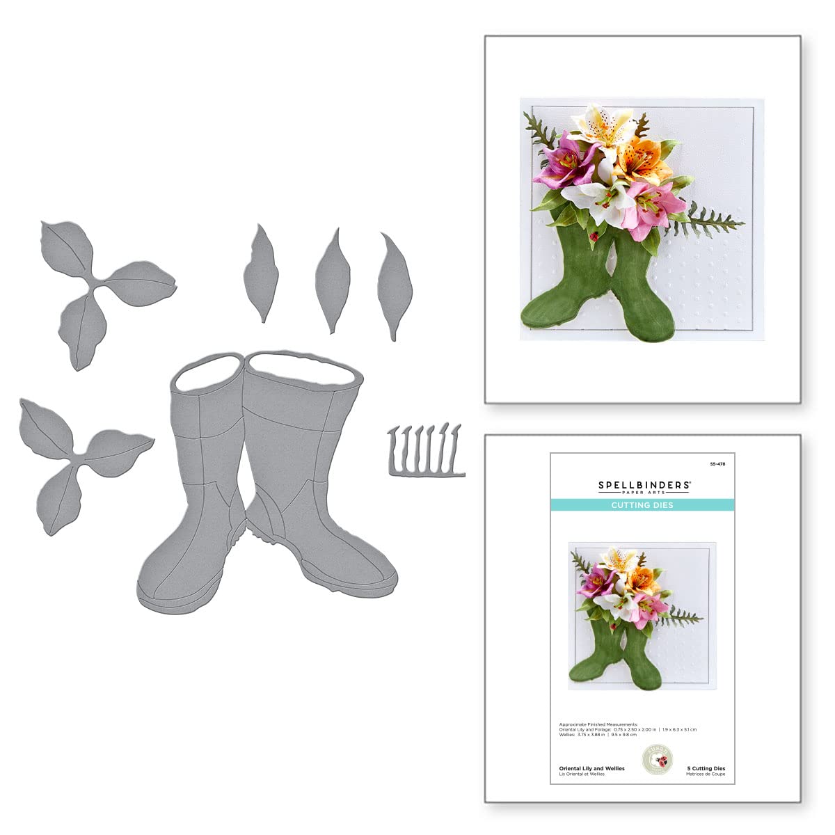 SPELLBINDERS Oriental Lily and Wellies