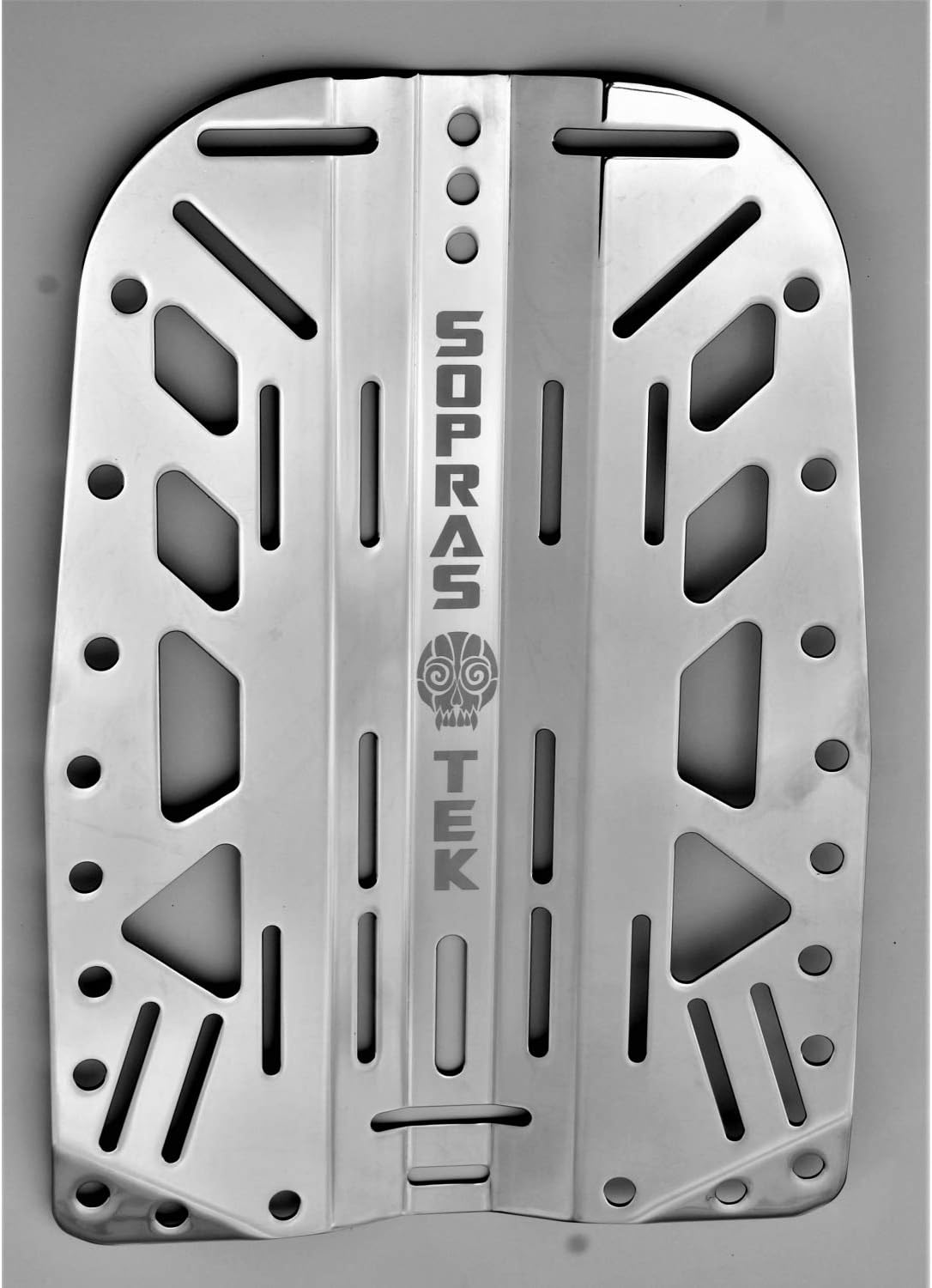 Sopras Tek SS 2mm Backplate Tech Dive Plate Natural