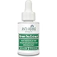 Premium Grade Serum Anti-Aging Green Tea Extract – Cosmetic Grade for Skincare, Hair & Scalp Care with USDA Organic Green Tea Leaves - Serum for Face (1 fl oz)