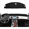Leather Dash Cover Accessories for Jaguar XF 2008 2009 2010 2011 2012 2013 2014 2015, Dash Mat Dashboard Cover and Interior Dash Covers