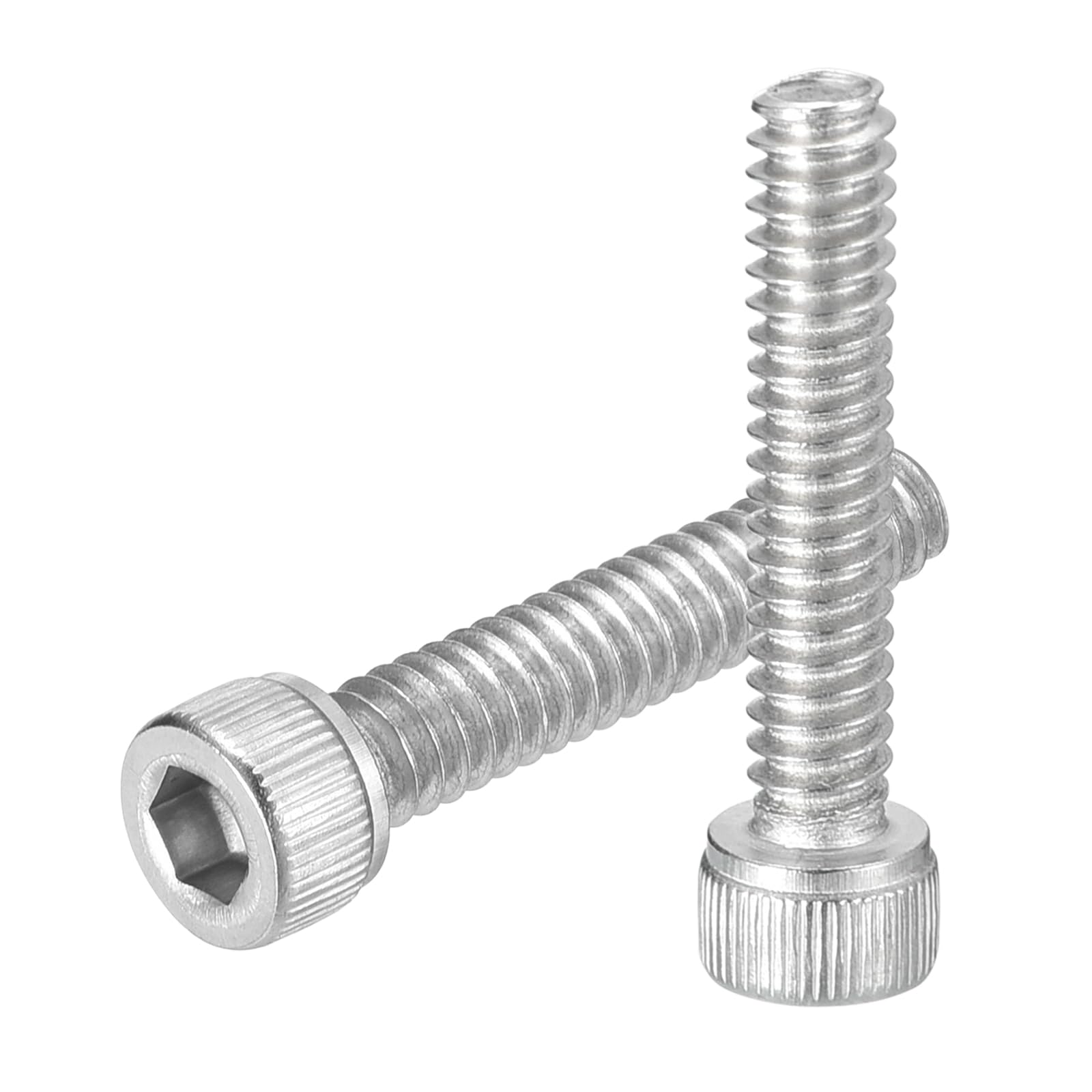 uxcell Hex Socket Bolts (#10-32x1"), 304 Stainless Steel Hex Socket Drive Screws, Silver Tone, 50 Pcs โ image 1