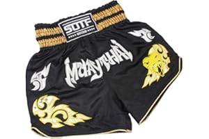 SOTF Boxing Shorts for Men Training Muay Thai Shorts Women Kickboxing Shorts for Kids