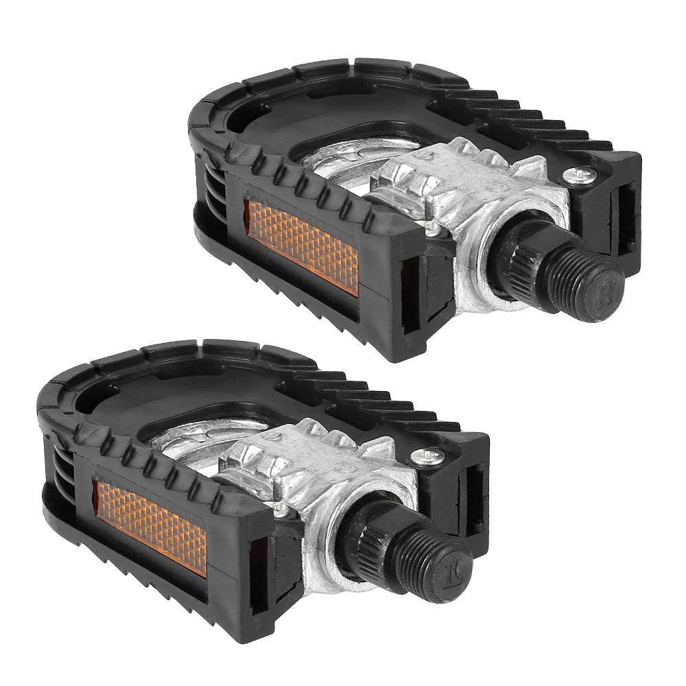 Jetcloud 1 Pair Folding Bike Pedals,Aluminum Alloy Bicycle Flat Platform Pedals Anti-skid and Stable Pedals Outdoor Cycling Accessory Parts