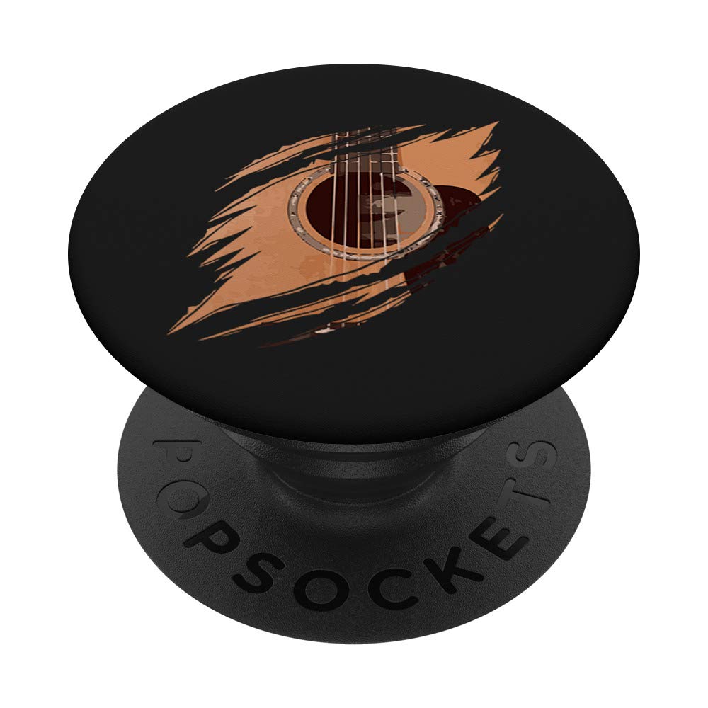 Guitar In Me Tear Cool Guitarist Music Musician Gift PopSockets PopGrip: Swappable Grip for Phones & Tablets