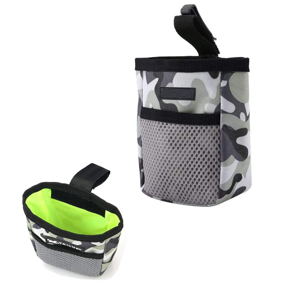 GUANGJIA 1 Piece Dog Treat Pouch with Belt Clip Dog Training Bag Easily Carries Pet Toy Used for Pet Trainers or Travel or Outdoor Use