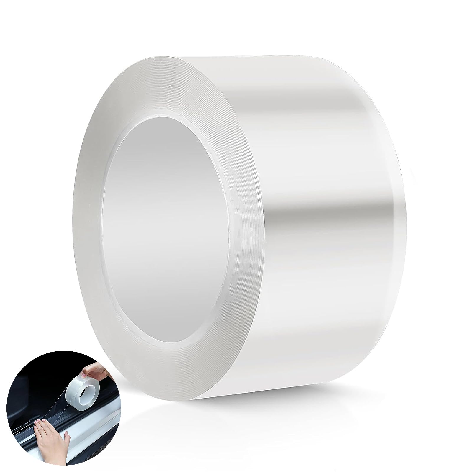 WQEDVN Seal N Save Tape, Acrylic Window Sealing Tape, Transparent, 5cm X 10m