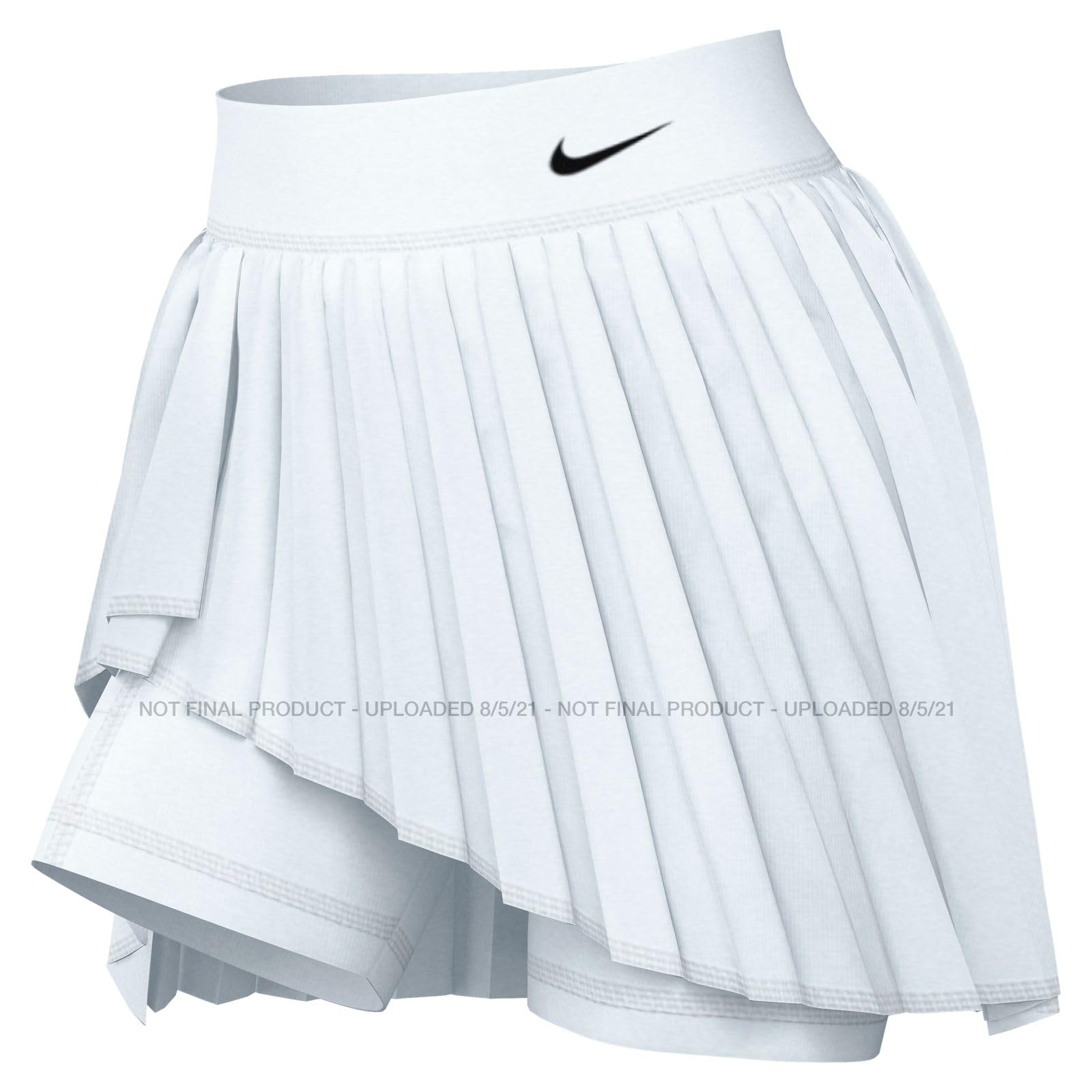 pleated nike tennis skirt white