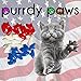 Soft Nail Caps For Cat Claws USA COMBO * SMALL SIZE * Purrdy Paws Brand