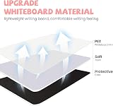 AGM A5 Mini Whiteboard Pink Double Sided Portable Dry Erase Board with Pen view 5
