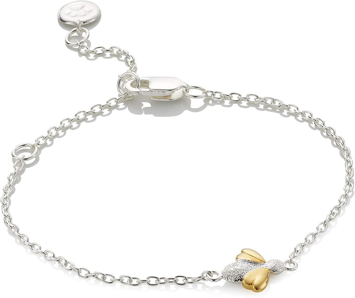 sterling silver flower girl bracelet