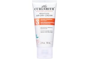 CURLSMITH Weightless Air Cream - Air Dry Curl Cream, Hydrating and Detangling, Best Leave-In for Dry Curly Hair, For All Curl Types, Vegan & Cruelty Free