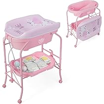 thumbnail image 2 of Beberoad Love Baby Changing Table – Adjustable Height Nursery Changing Station With Soft Pad 2 of 14