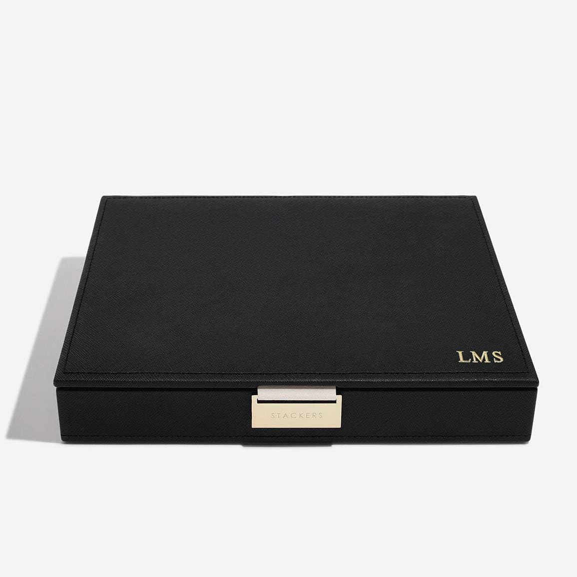 Stackers Black Classic Medium Jewellery Box Lid - Image 5
