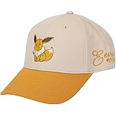 Bioworld Pokemon Embroidered Eevee Adult Baseball Hat (One Size)